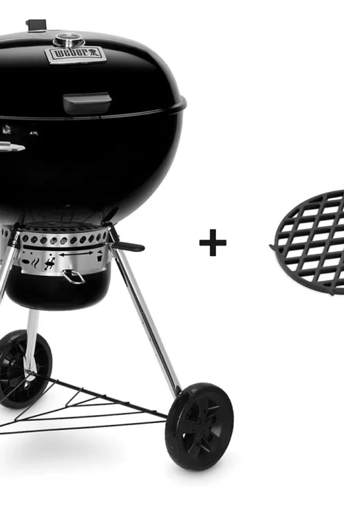 Barbecue charbon WEBER master-touch GBS premium E-5775 black sur pied 57 cm