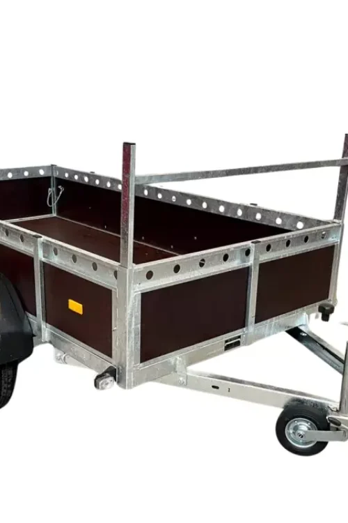 Remorque double essieux 257×132 cm