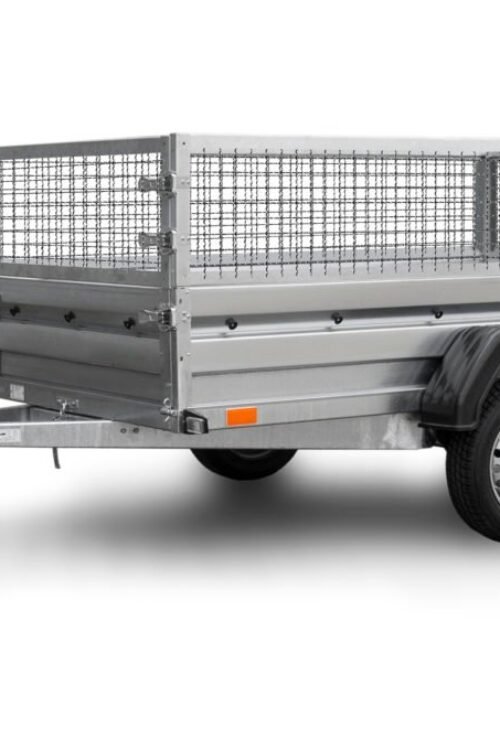Remorque bagagère pas cher​ ZASLAW 235SU – 2,35 X 1,32 M GRILLAGÉE