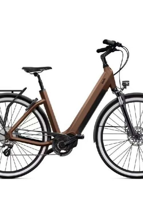 Vae o2feel​ iSwan City Up 6.1 Univ Shimano Altus 8V 540Wh 26&Prime; Marron