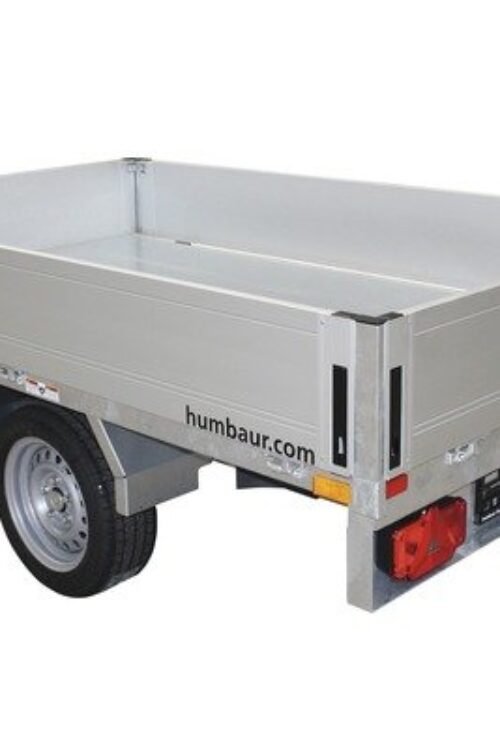 Humbaur Remorque basculante Tipper S 2300x1400x300mm freinée poids total adm. 1500kg avec ridelle lisse
