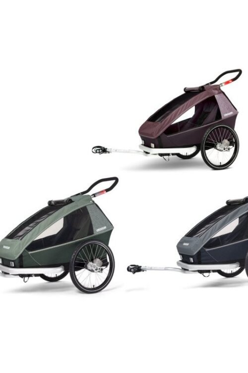 Vélo remorque​ Croozer Kid Vaaya 1 – graphite blue