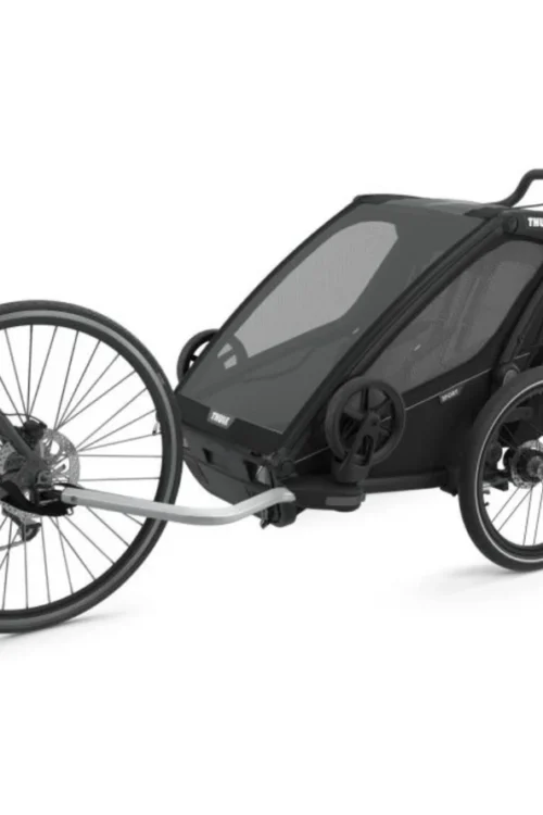 Chariot Thule Remorque Vélo pour 2 Enfants – Chariot Sport 2 Double – noir