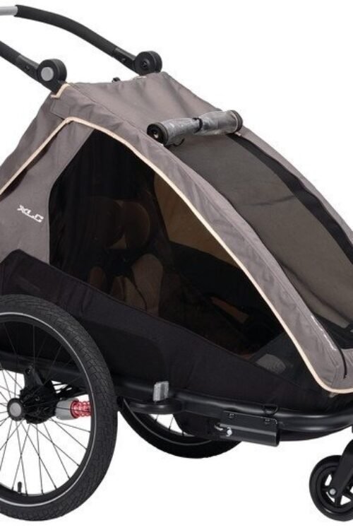 Vélo remorque XLC MONO S Enfants – gris/beige/anthracite